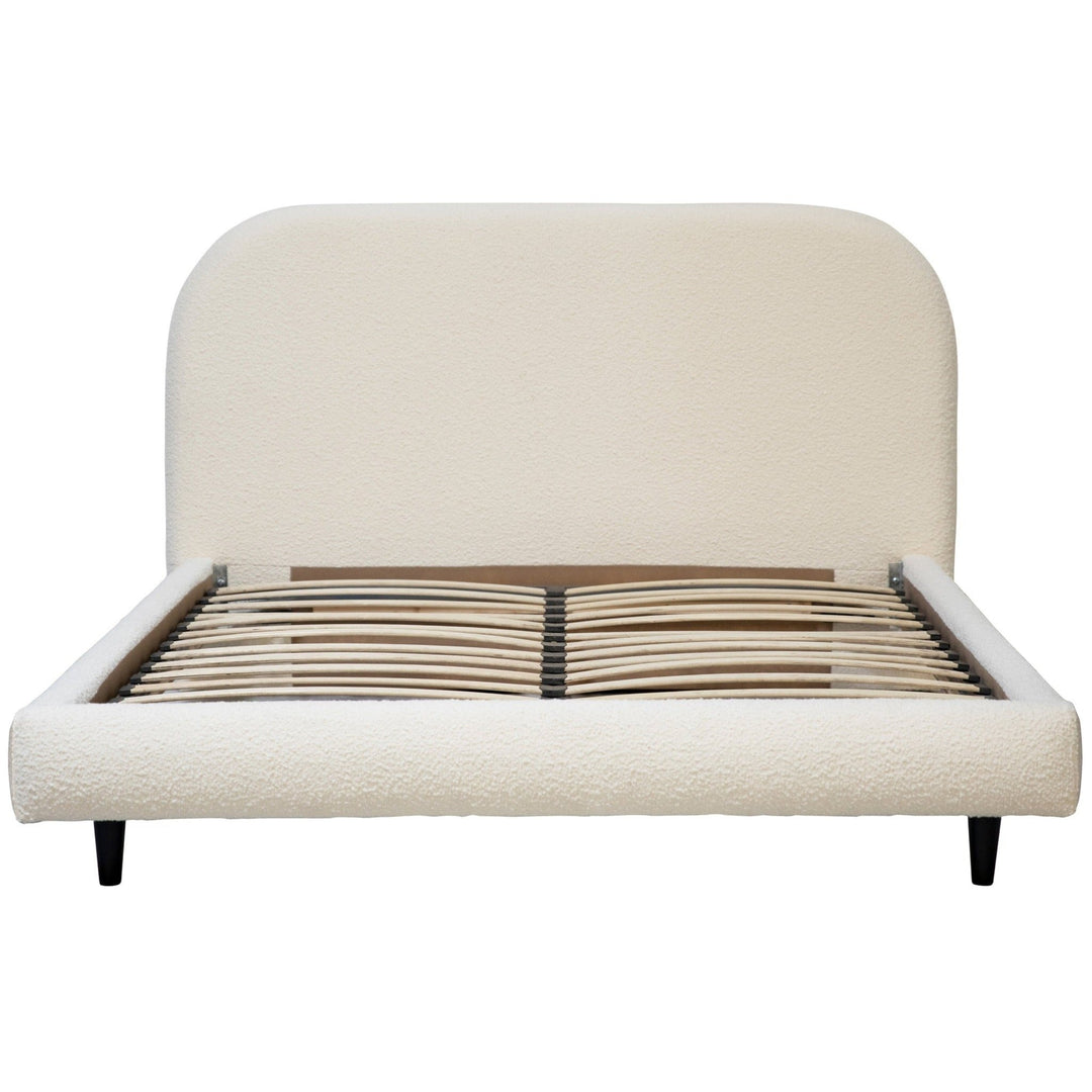 MARLEY CREAM BOUCLÉ UPHOLSTERED BED