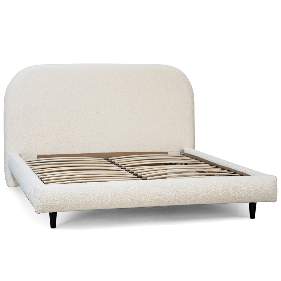 MARLEY CREAM BOUCLÉ UPHOLSTERED BED