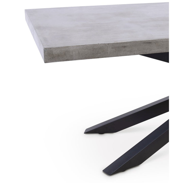 MAXIM CONCRETE 94.5" DINING TABLE