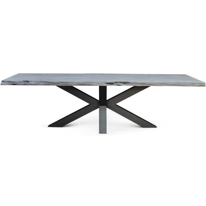 MAXIM GREY LIVE EDGE DINING TABLE