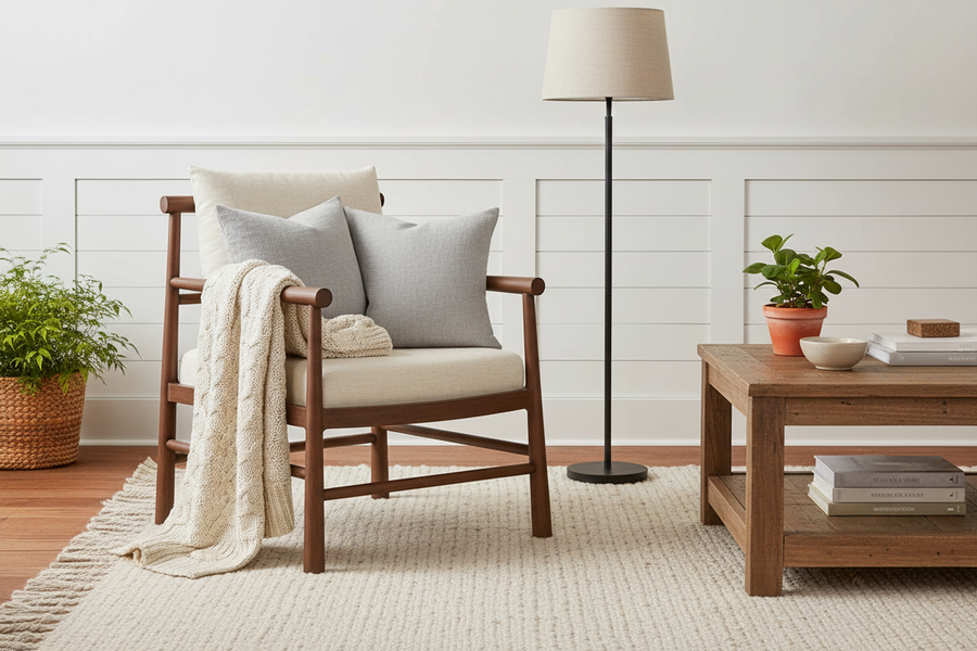 MAYNE SPINDLE-BACK WOOODEN ARMCHAIR