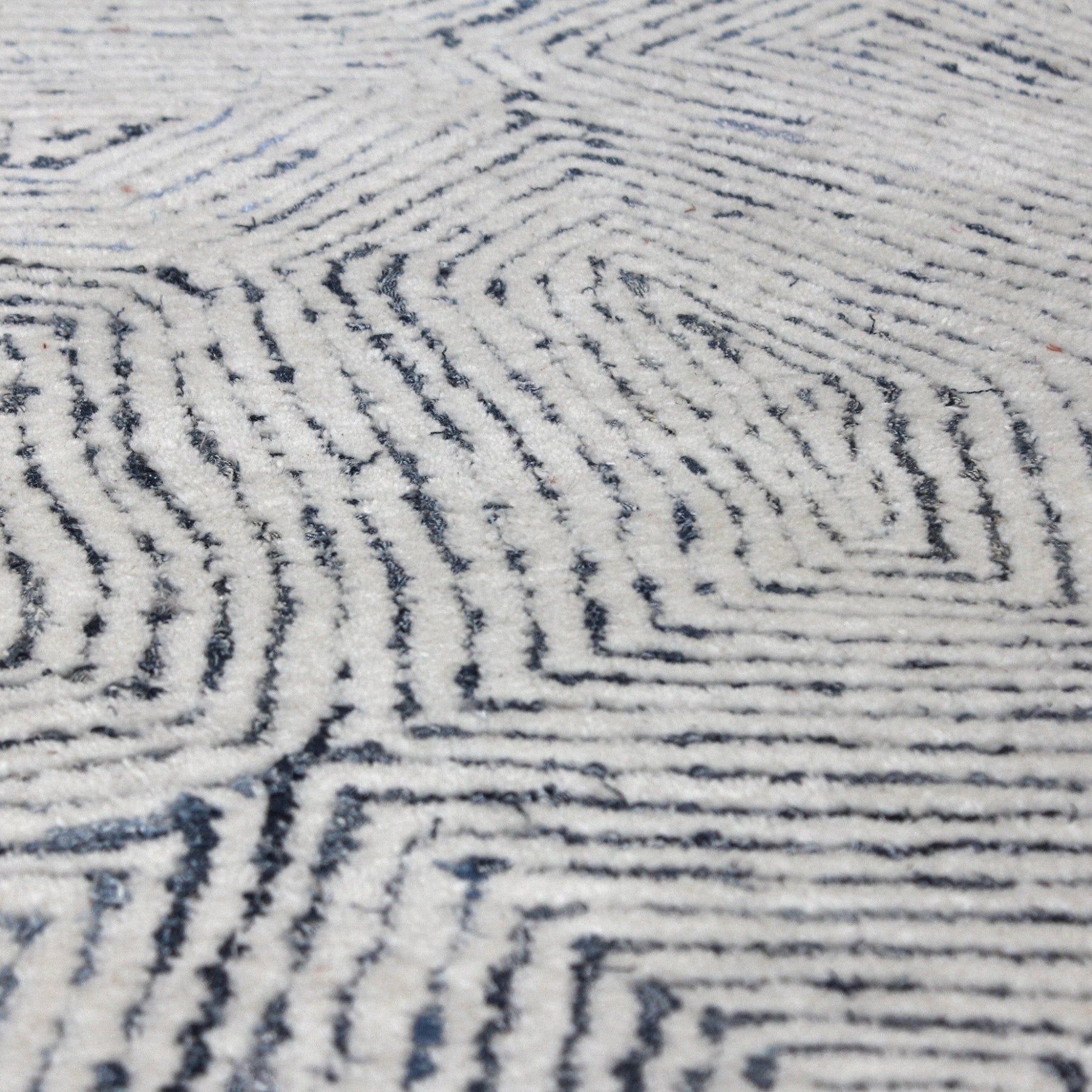 Denim Wool Rug MAZE RECYCLED DENIM + WOOL RUG – ShopDesignTap