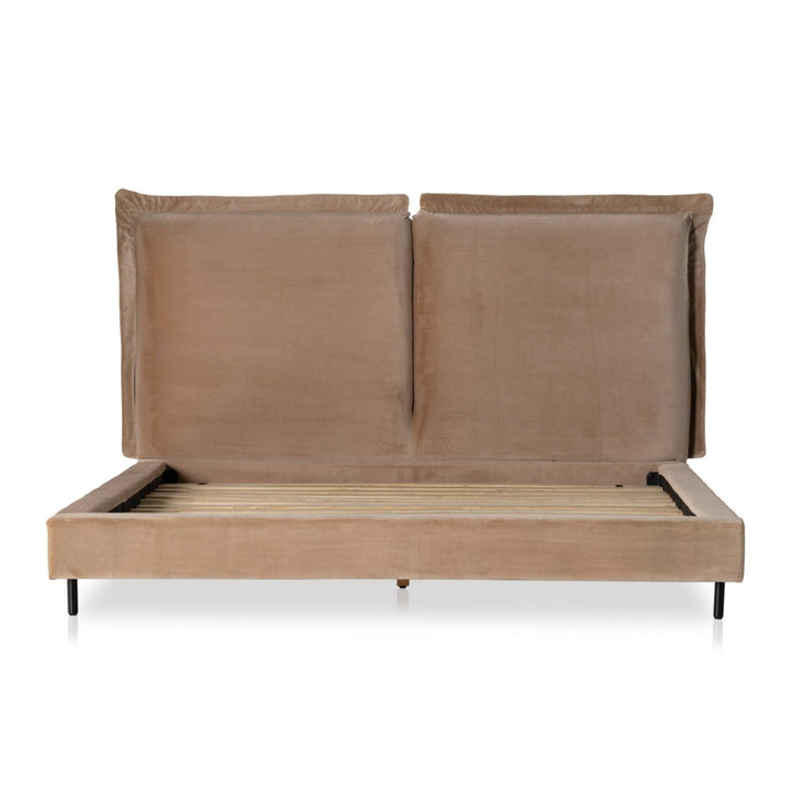 MEADOW VELVET UPHOLSTERED BED