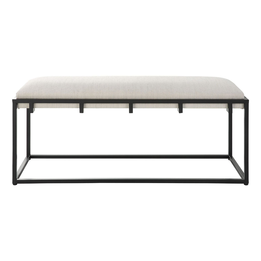 MECCA BLACK + WHITE BENCH