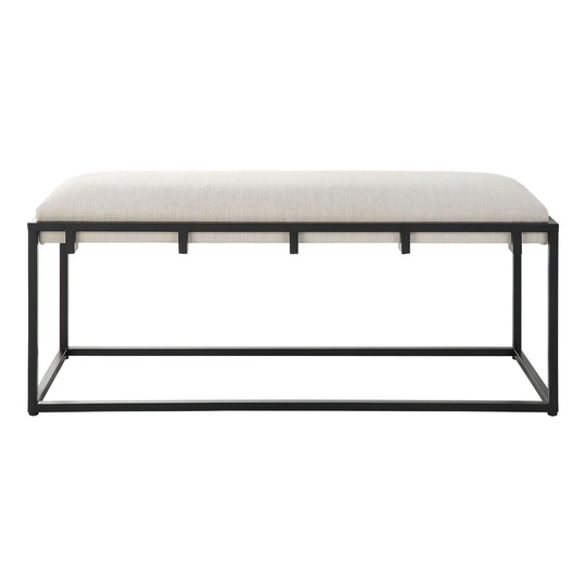 MECCA BLACK + WHITE BENCH