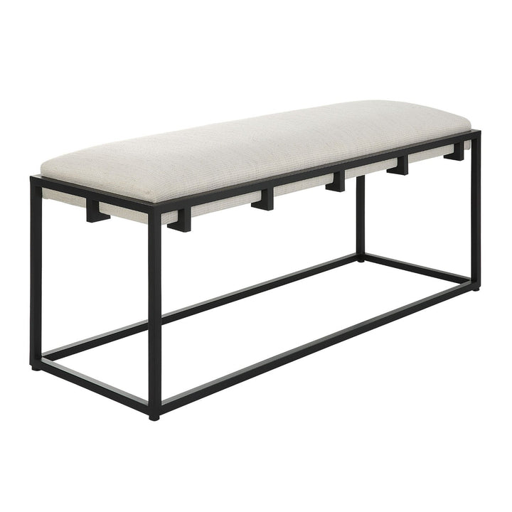 MECCA BLACK + WHITE BENCH