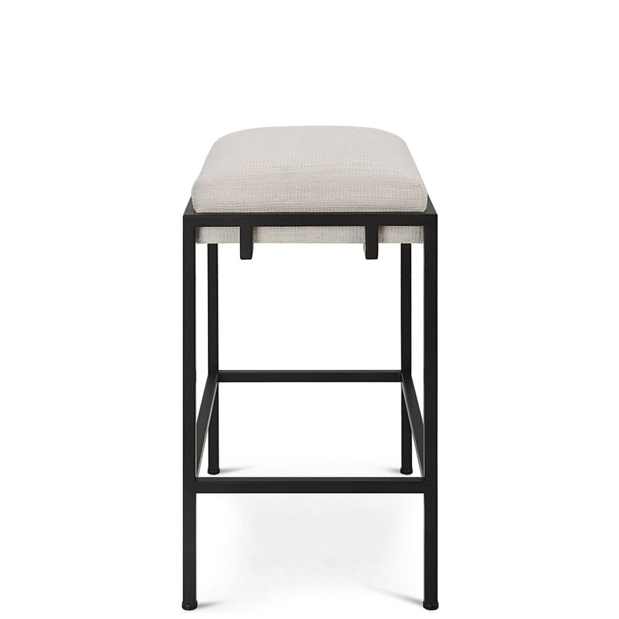 MECCA BLACK + WHITE COUNTER STOOL