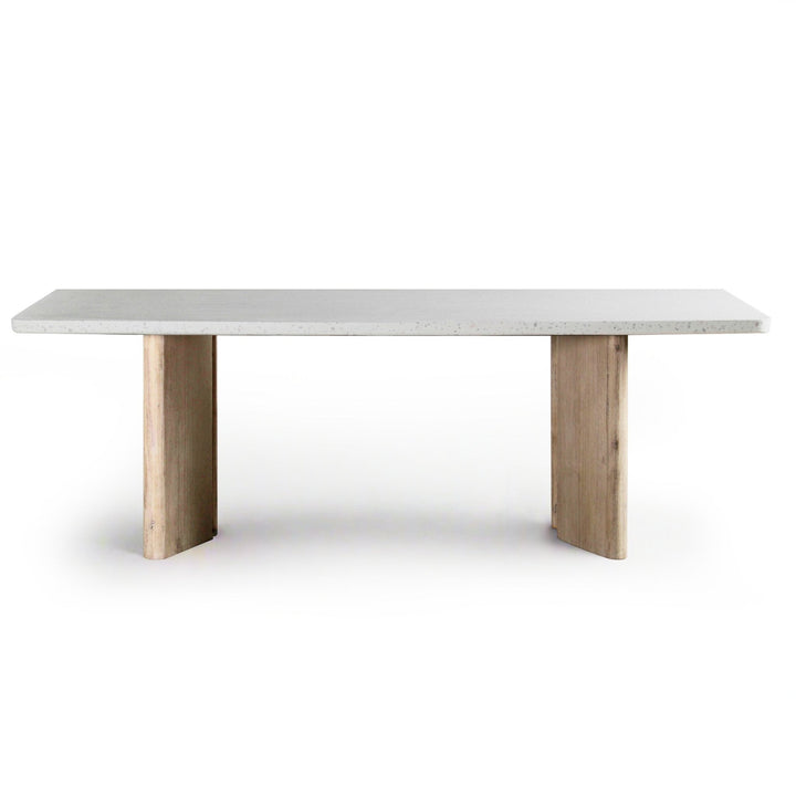 MEKA INDOOR - OUTDOOR TERRAZZO TOP DINING TABLE