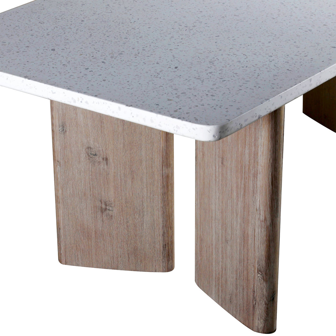 MEKA INDOOR - OUTDOOR TERRAZZO TOP DINING TABLE