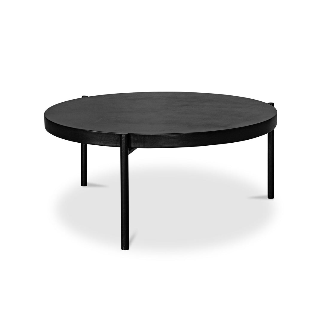 MENDEZ BLACK CONCRETE COFFEE TABLE