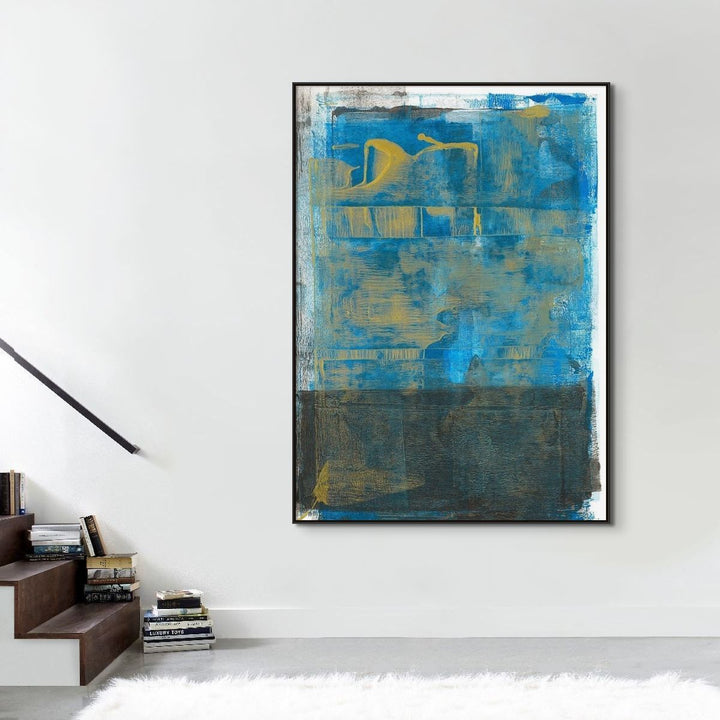 "MERCURIAL BLUE" CANVAS ART