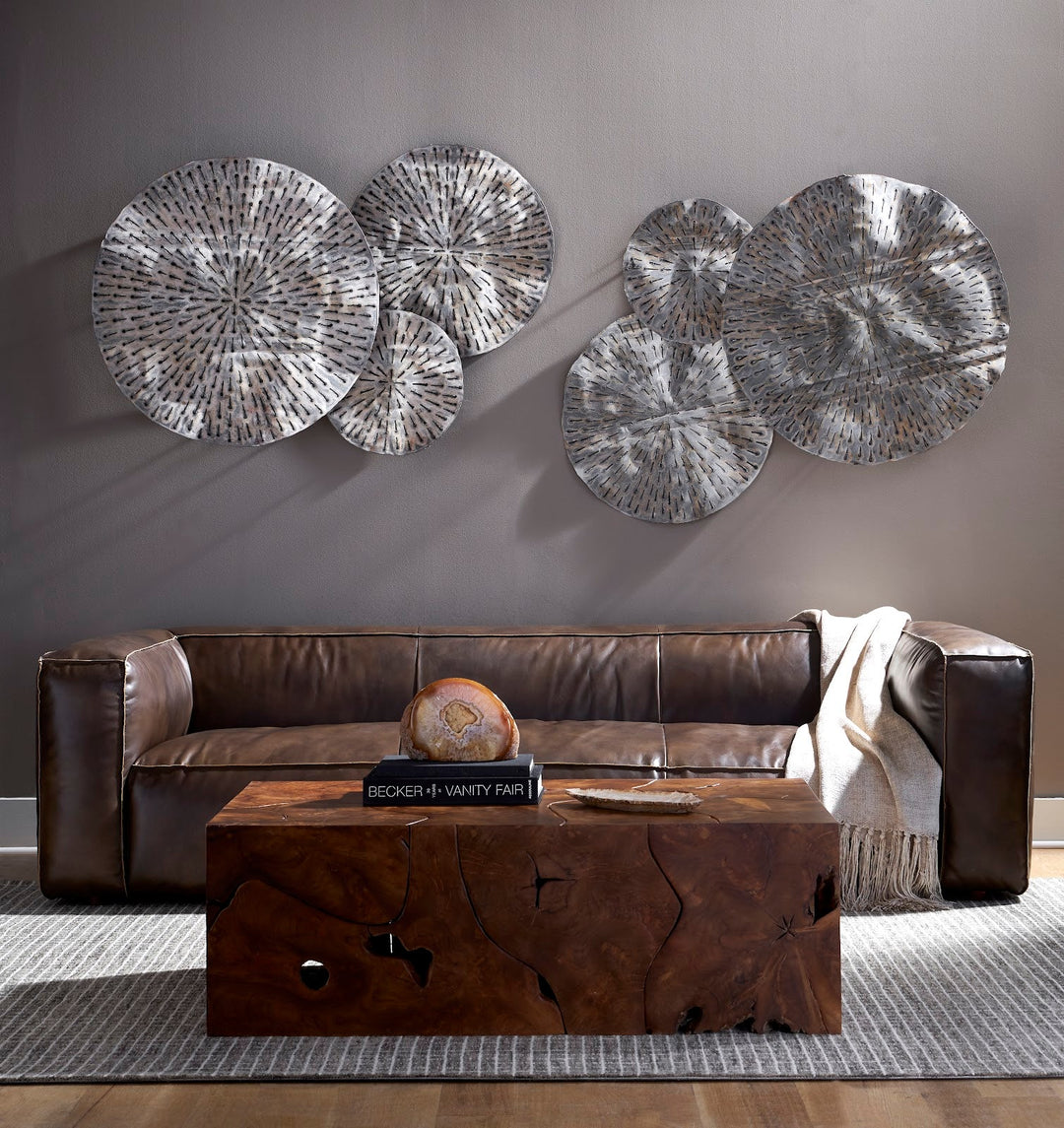 METAL LOTUS WALL ART