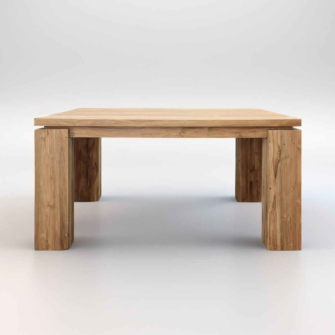 MICAH 63"SQ RECLAIMED TEAK DINING TABLE