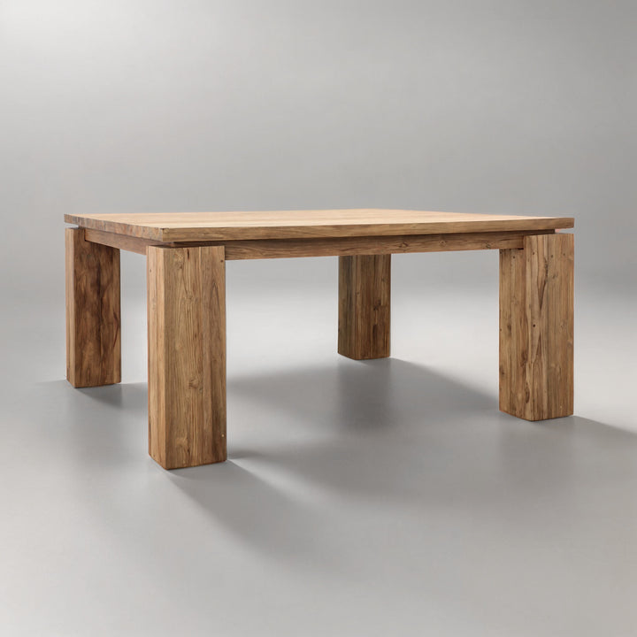 MICAH 63"SQ RECLAIMED TEAK DINING TABLE