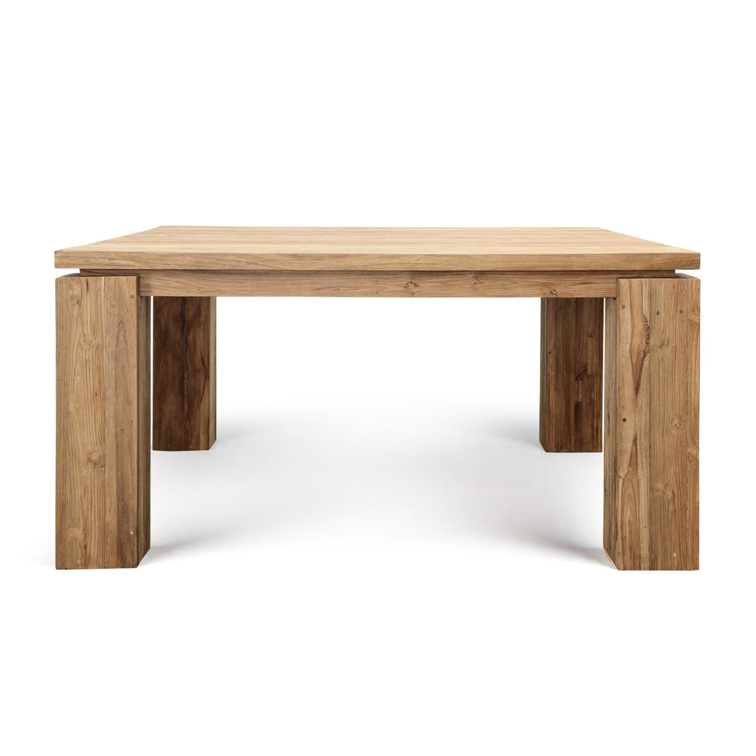 MICAH 63"SQ RECLAIMED TEAK DINING TABLE