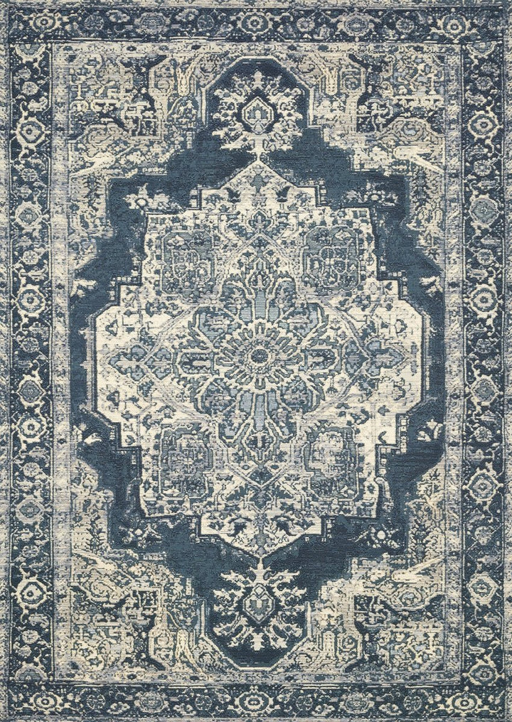 MIKA 01 INDOOR - OUTDOOR RUG: BLUE