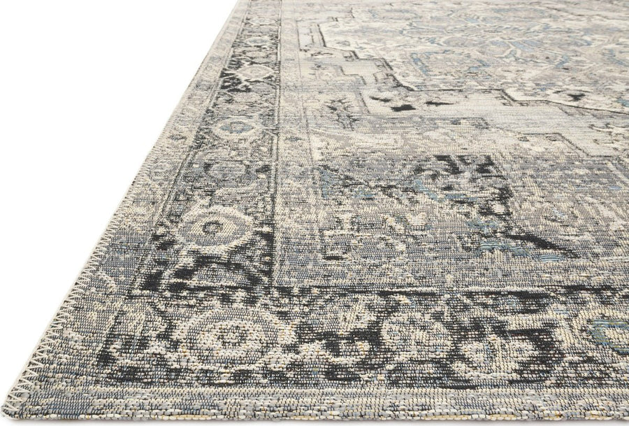 MIKA 01 INDOOR - OUTDOOR RUG: GREY, PALE BLUE