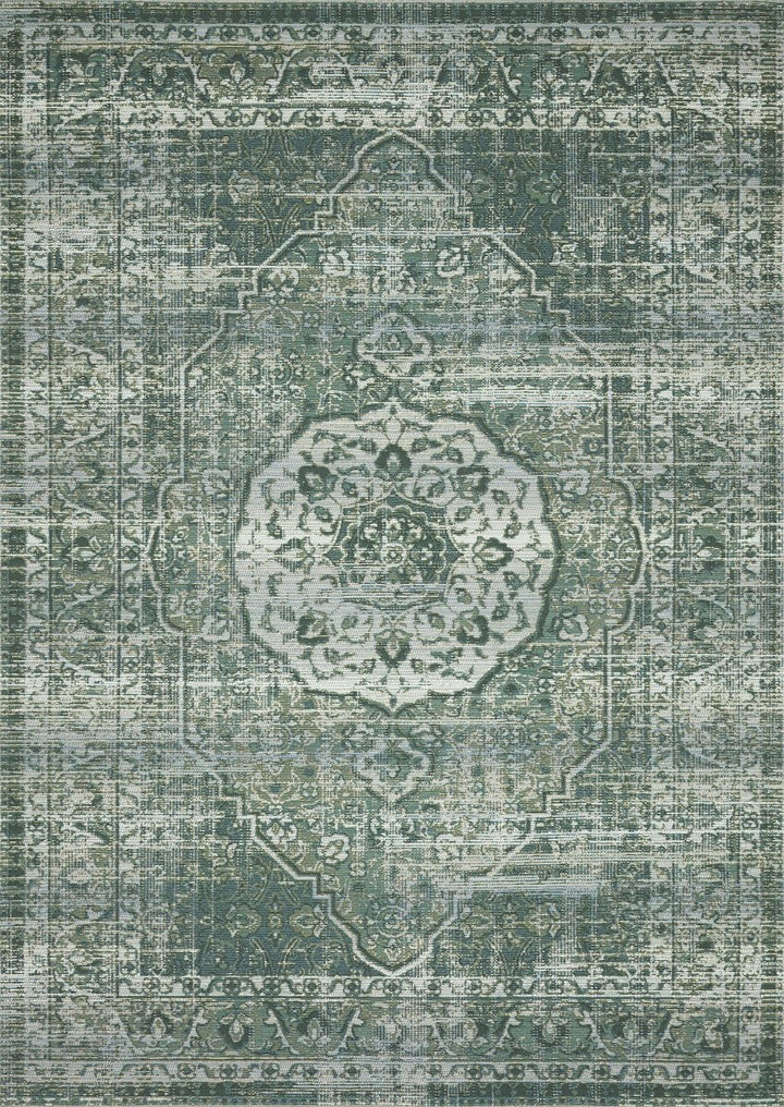 MIKA 06 INDOOR - OUTDOOR RUG: GREEN, MIST