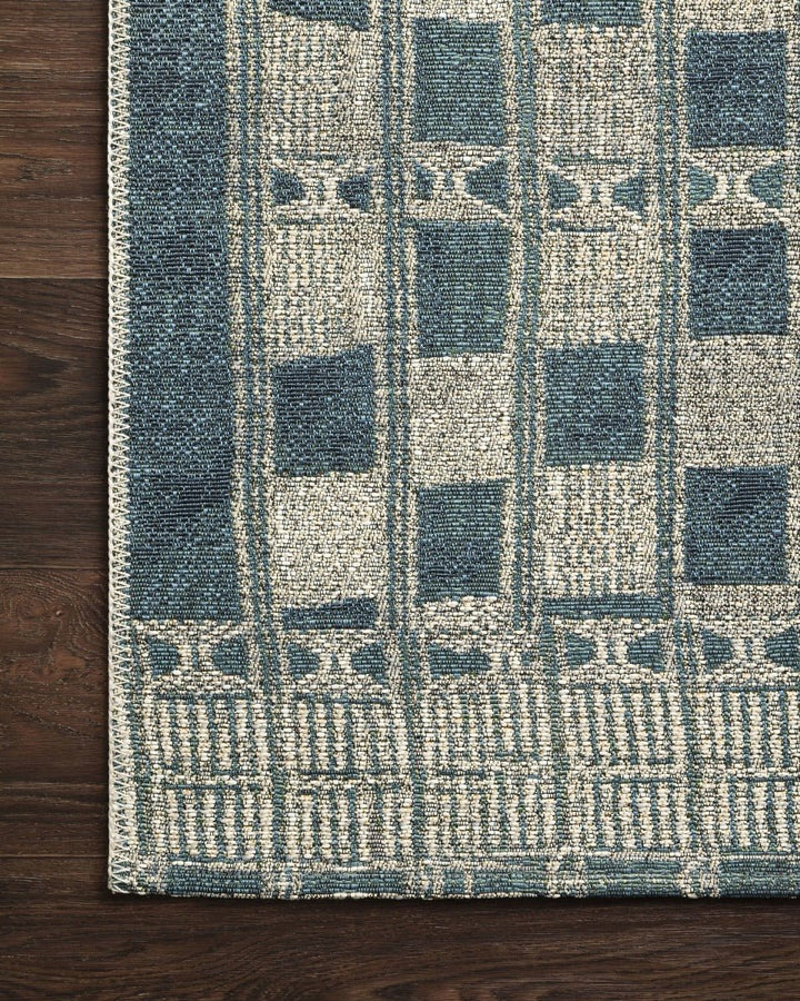 MIKA 08 INDOOR - OUTDOOR RUG: BLUE