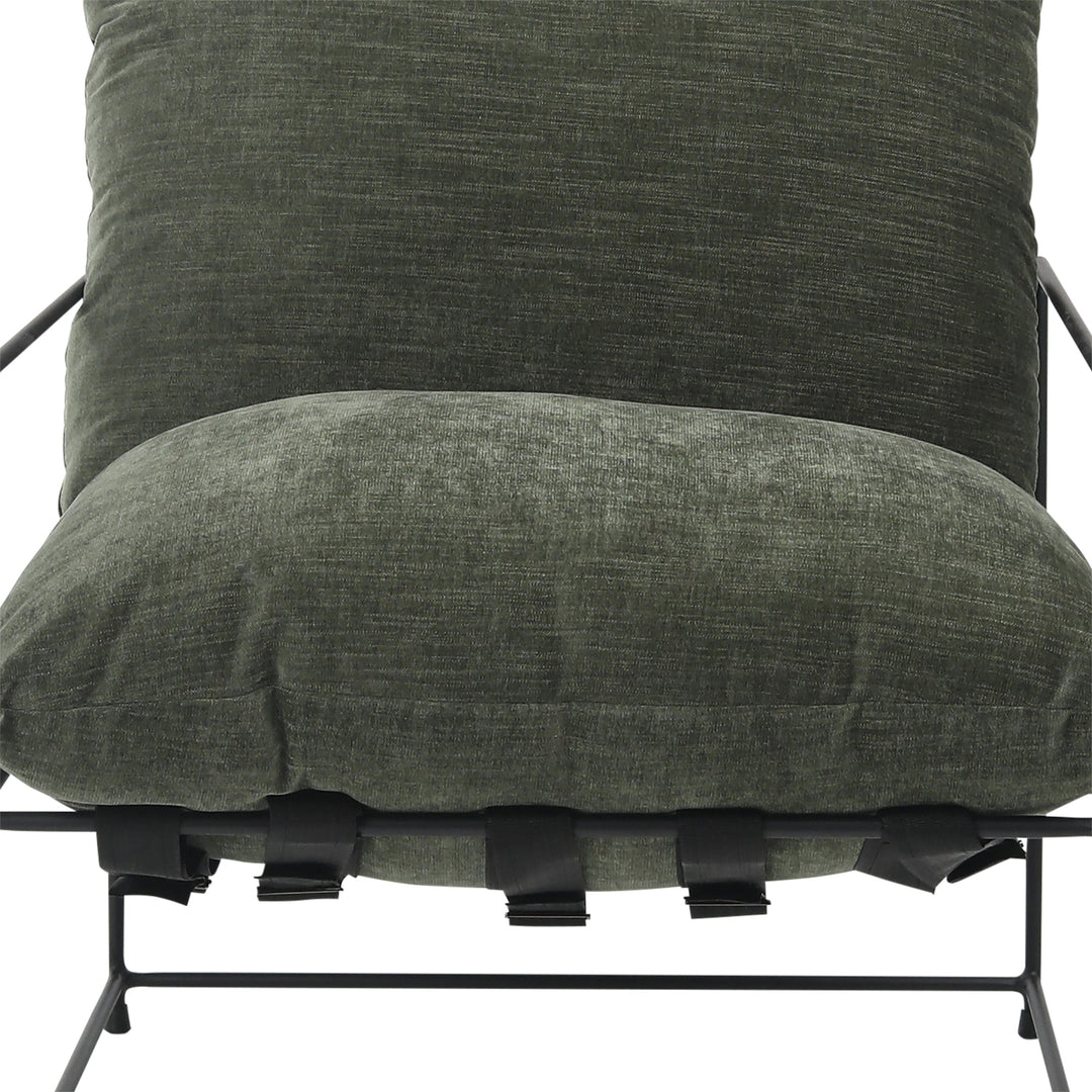 MIKEY CHAIR: FERN GREEN VELVET