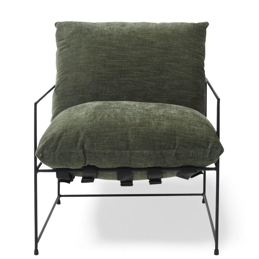 MIKEY CHAIR: FERN GREEN VELVET