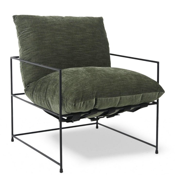 MIKEY CHAIR: FERN GREEN VELVET