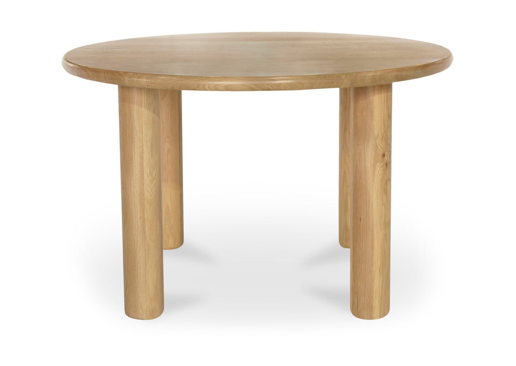 MILO 48"ROUND NATURAL OAK DINING TABLE – ShopDesignTap