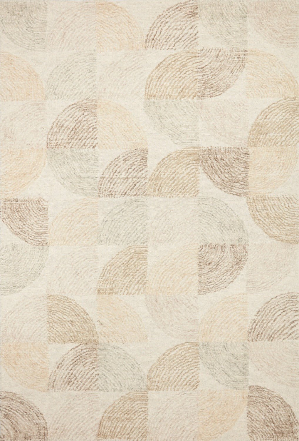 MILO HAND - TUFTED WOOL RUG: PEBBLE MULTI