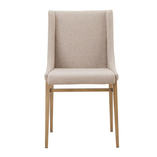 MIMI MODERN BRASS DINING CHAIR | SET OF 2