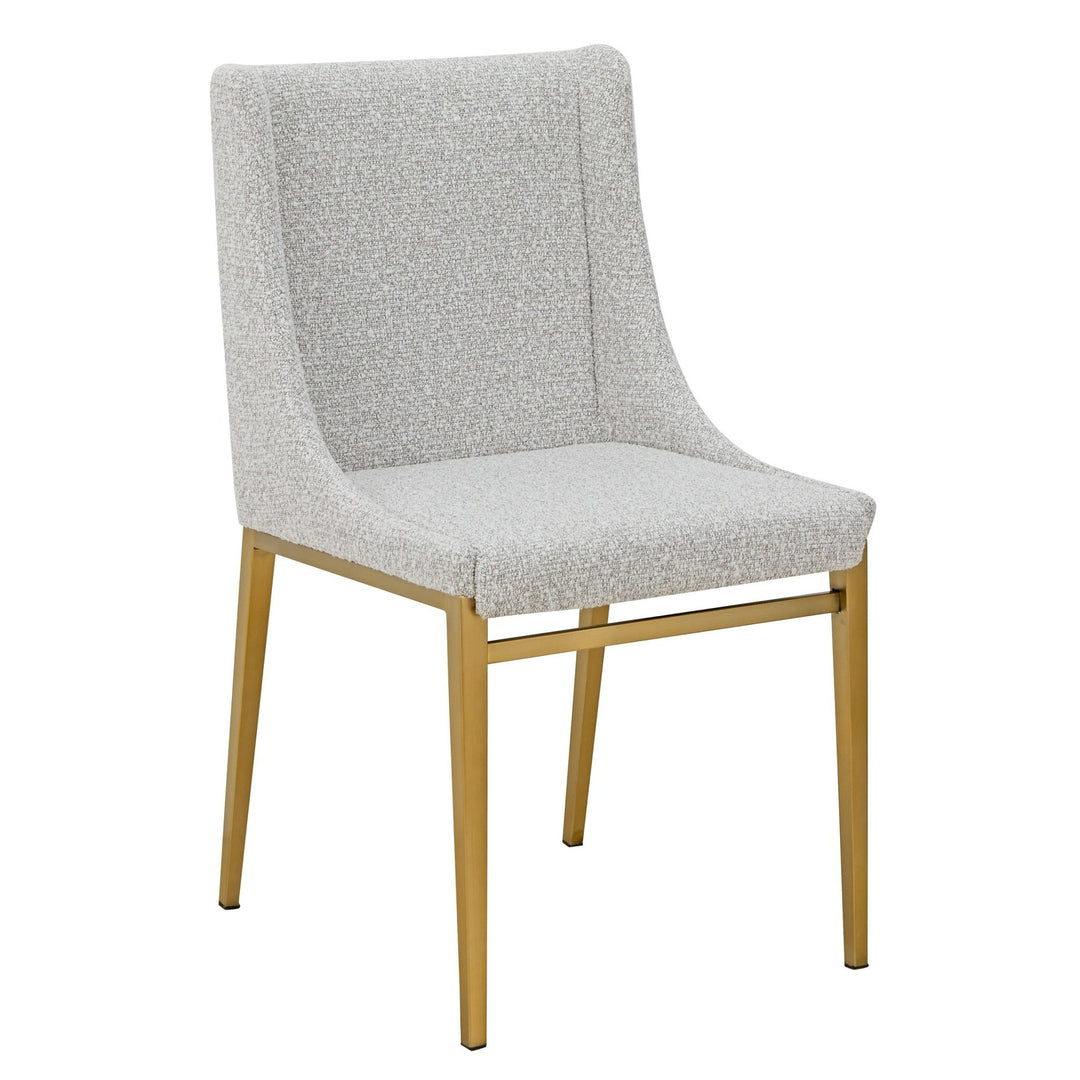 MIMI MODERN BRASS DINING CHAIR | SET OF 2