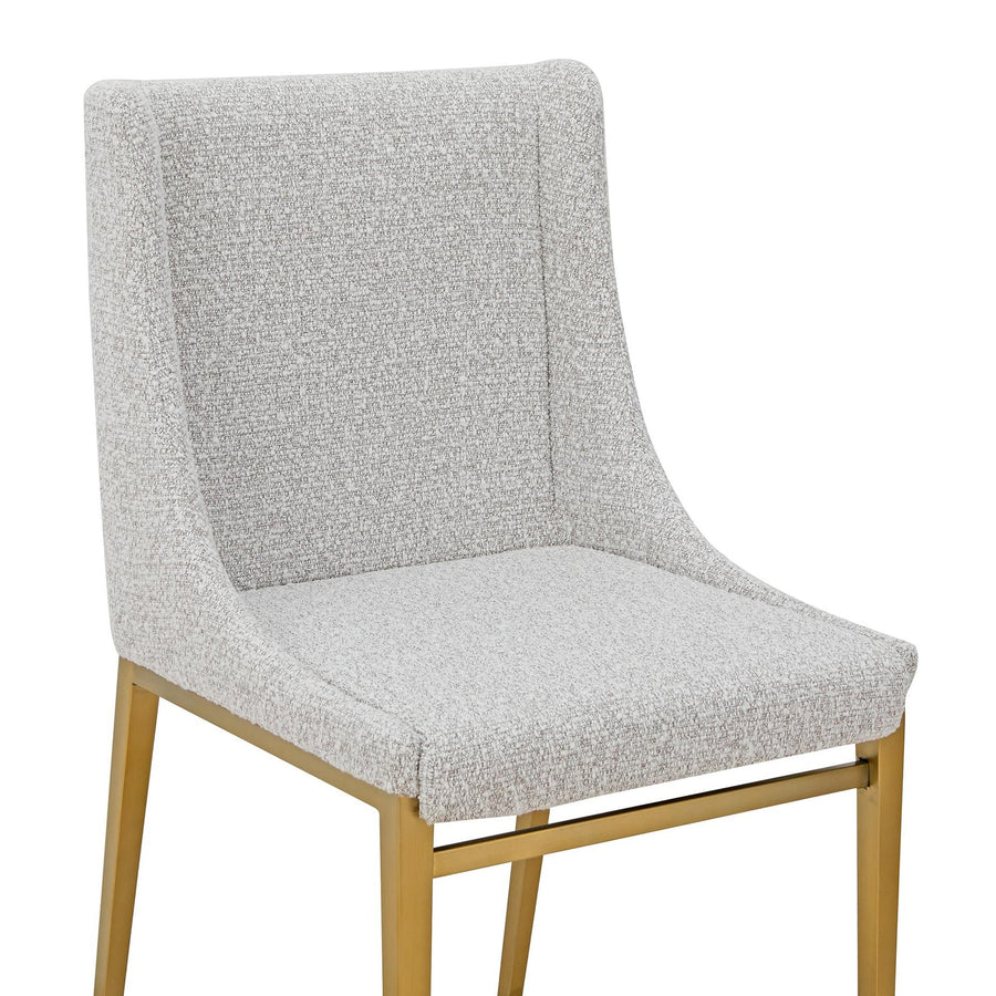 MIMI MODERN BRASS DINING CHAIR | SET OF 2