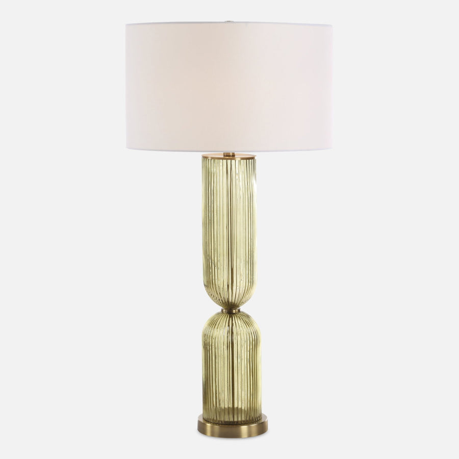 MIRAH OLIVE GLASS TABLE LAMP