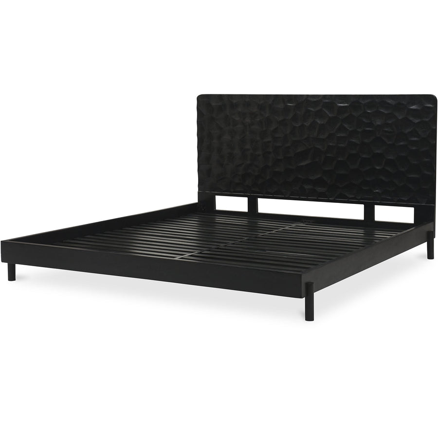 MISAKI CHISELED BED