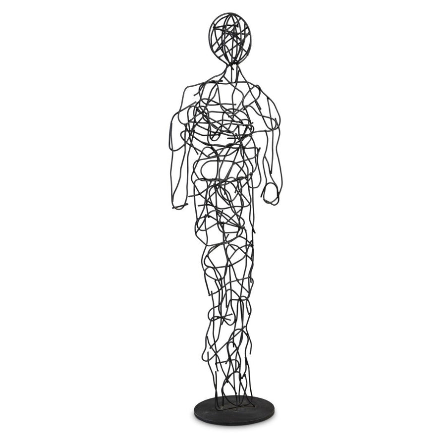 MISTER METAL WIRE FLOOR SCULPTURE