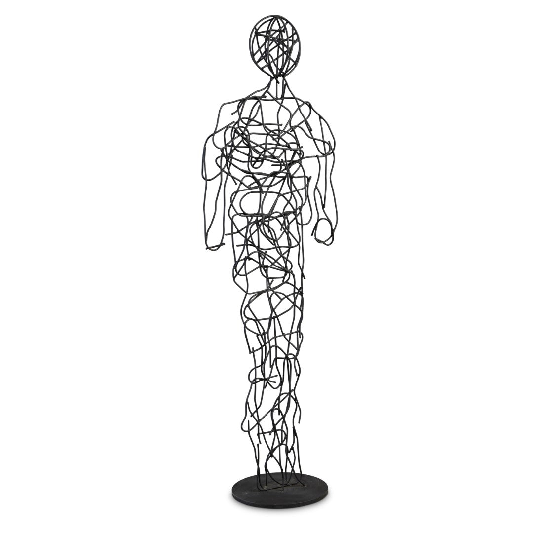 MISTER METAL WIRE FLOOR SCULPTURE