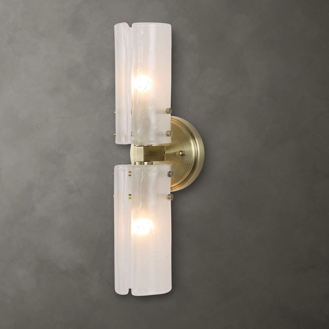 MISTIE 2 LIGHT GLASS SCONCE