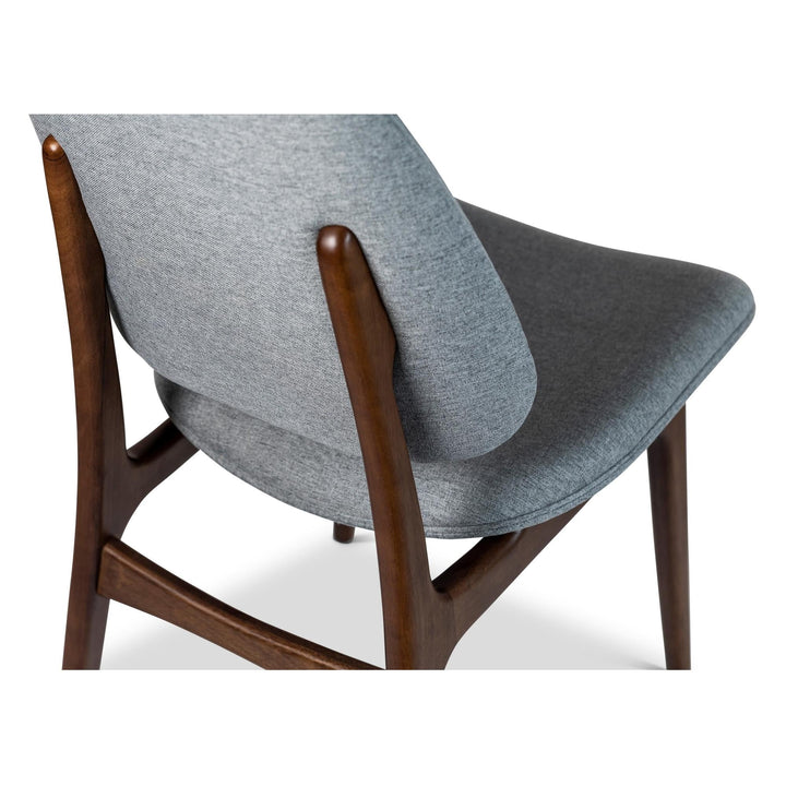 MODERN BRAZILIAN ARIEL FIBER WRAPPED FOAM SIDE CHAIR