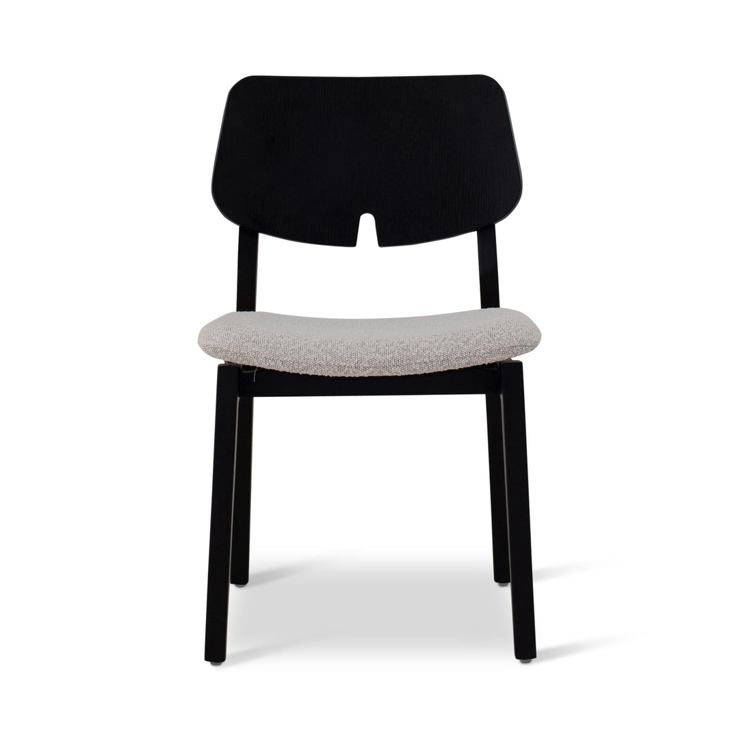 MODERN BRAZILIAN BETH TAUARI WOOD SIDE CHAIR