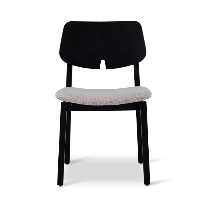 MODERN BRAZILIAN BETH TAUARI WOOD SIDE CHAIR