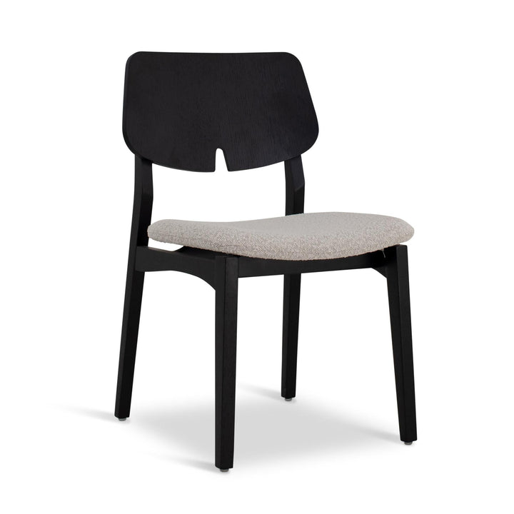 MODERN BRAZILIAN BETH TAUARI WOOD SIDE CHAIR