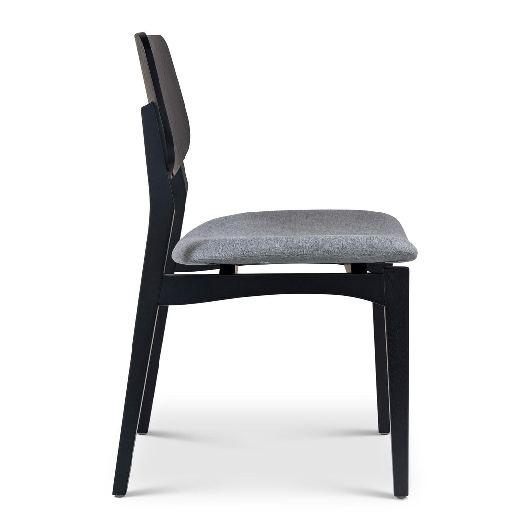 MODERN BRAZILIAN BETH TAUARI WOOD SIDE CHAIR