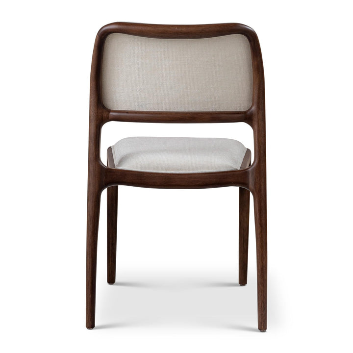 MODERN BRAZILIAN CHLOE CHENILLE FABRIC SIDE CHAIR