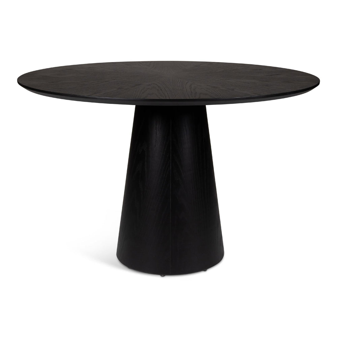 MODERN BRAZILIAN MONA WOODEN TOP ROUND DINING TABLE