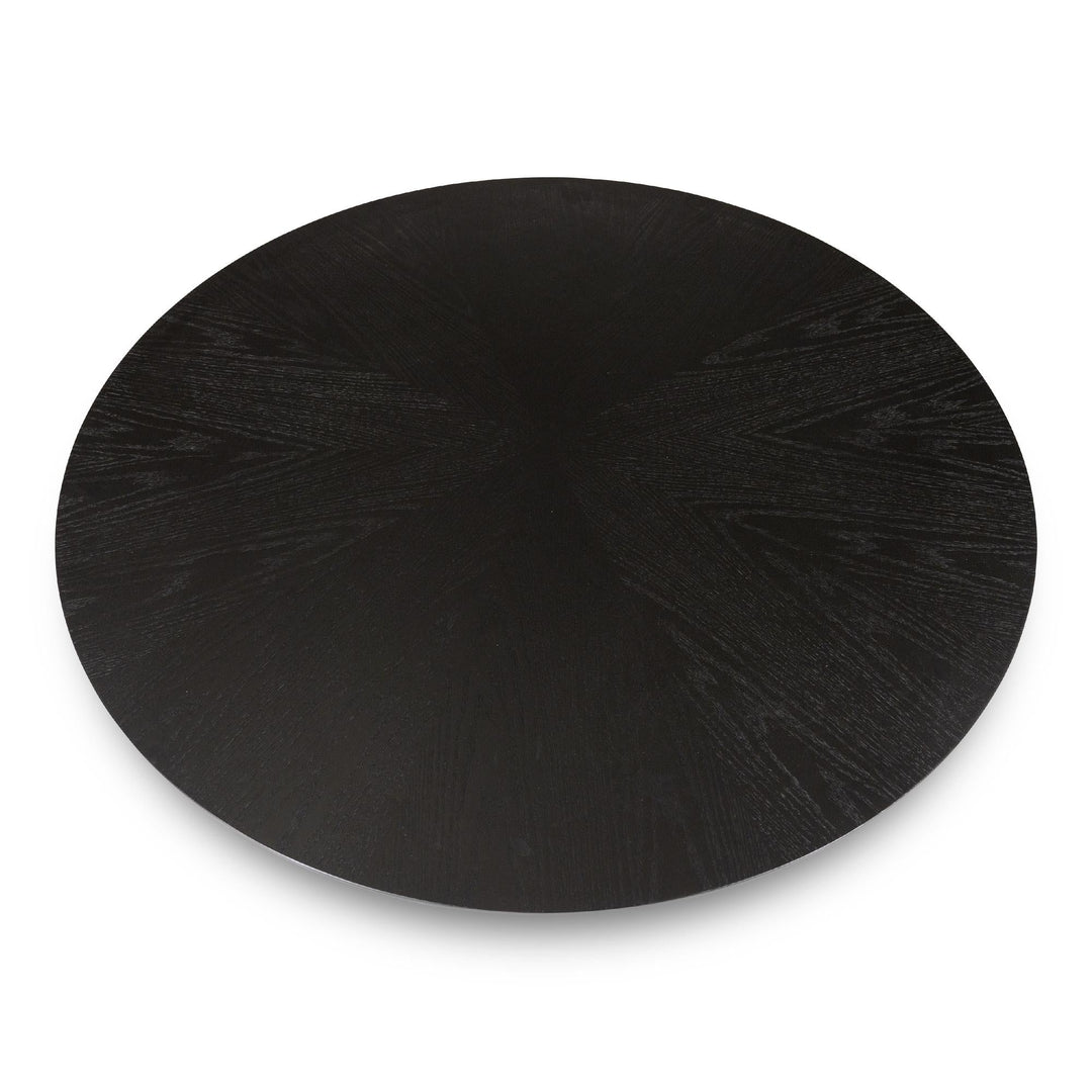 MODERN BRAZILIAN MONA WOODEN TOP ROUND DINING TABLE