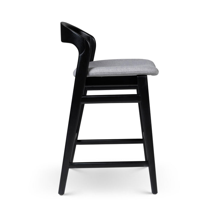 MODERN BRAZILIAN VELMA TAUARI FRAME COUNTER STOOL