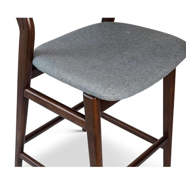 MODERN BRAZILIAN VELMA TAUARI FRAME COUNTER STOOL