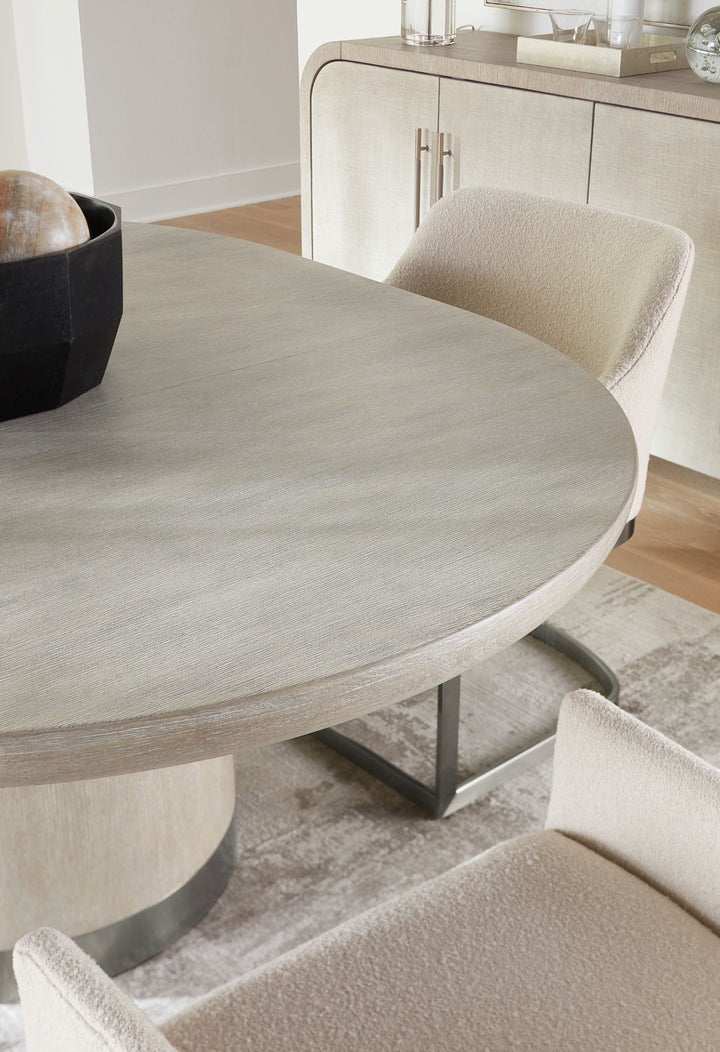 MODERN MOOD 54"RD DINING TABLE WITH LEAF