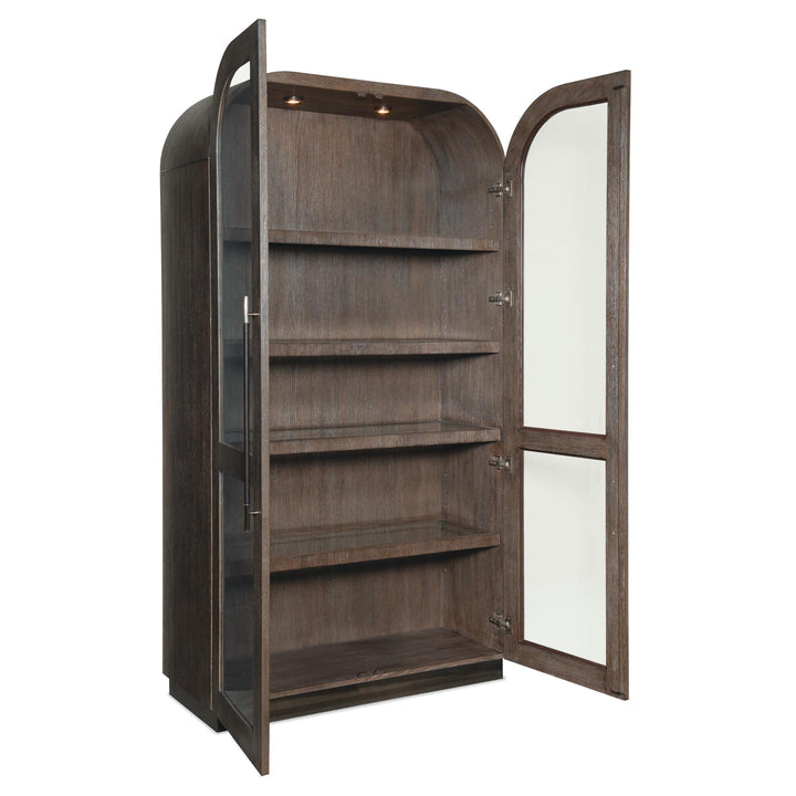 MODERN MOOD ARCHED DISPLAY CABINET