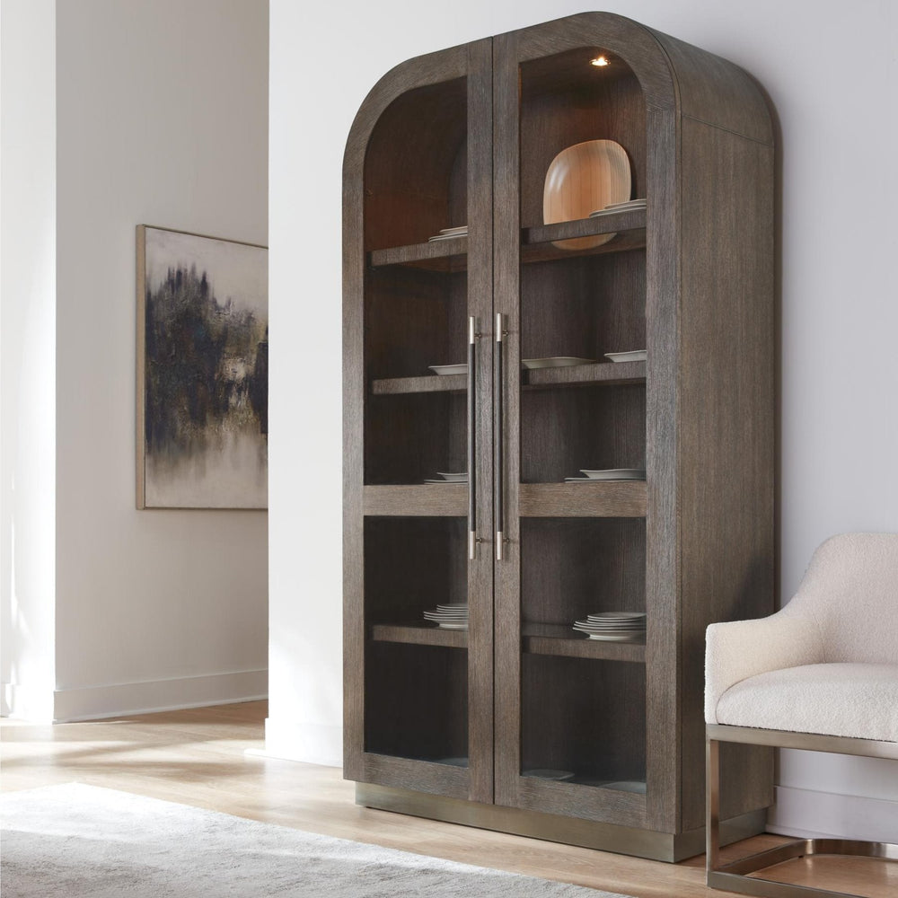 MODERN MOOD ARCHED DISPLAY CABINET