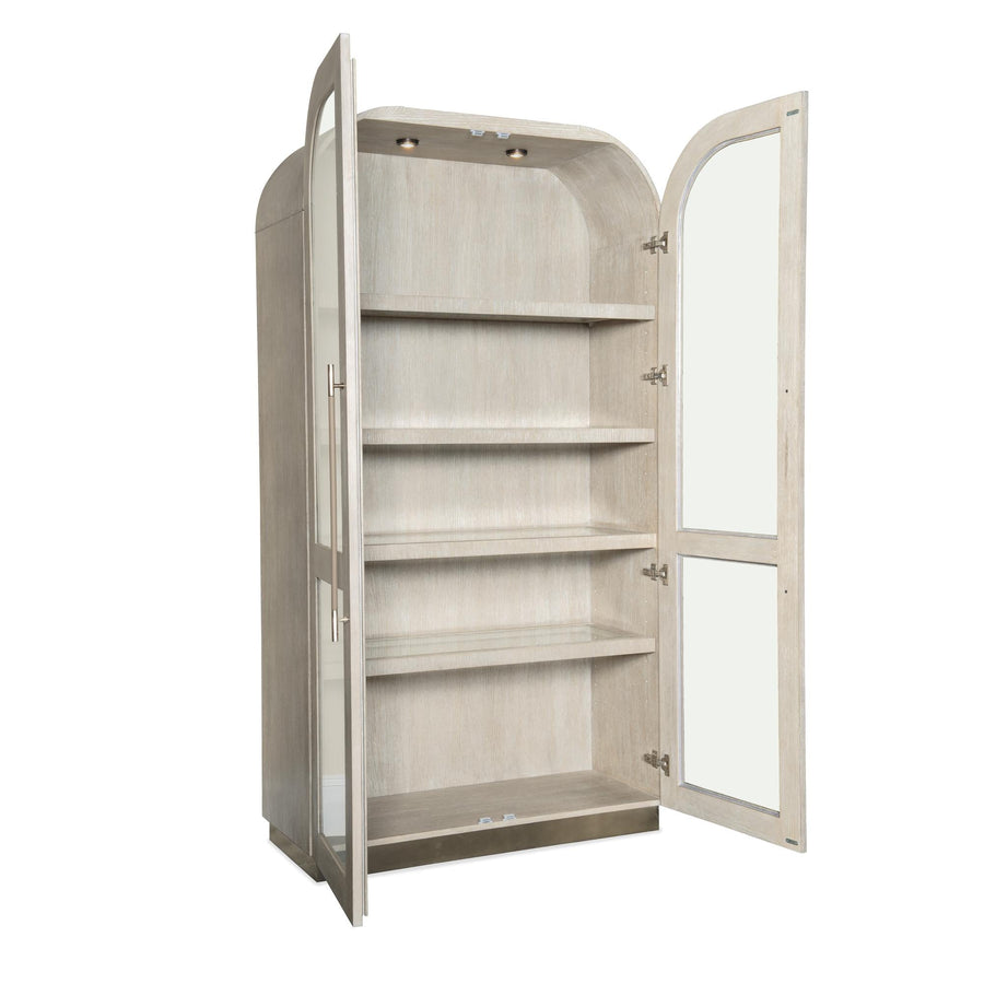 MODERN MOOD ARCHED DISPLAY CABINET